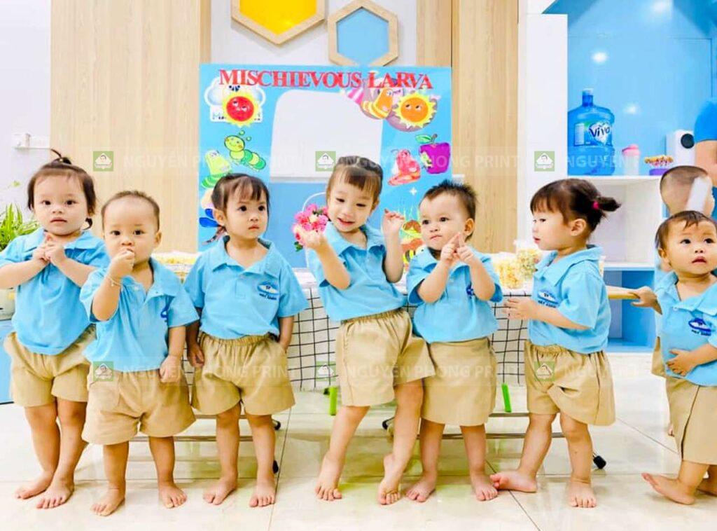 May combo đồng phục mầm non tại Kon Tum