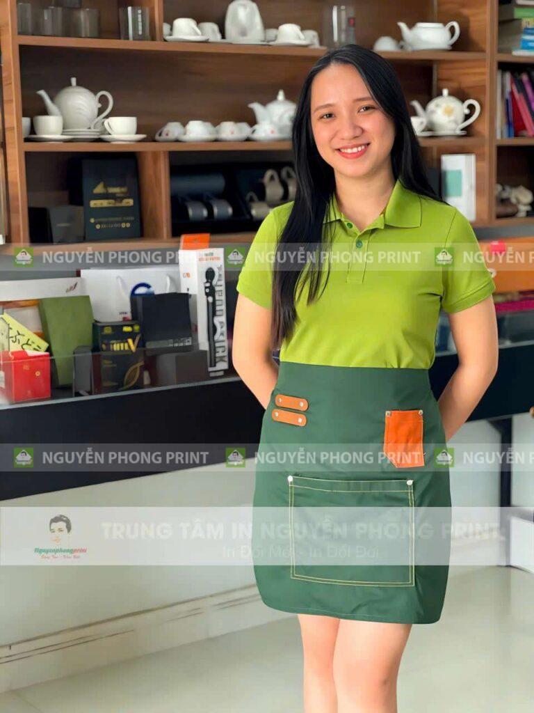 Đặt may áo đồng phục quán trà sữa Kon Tum