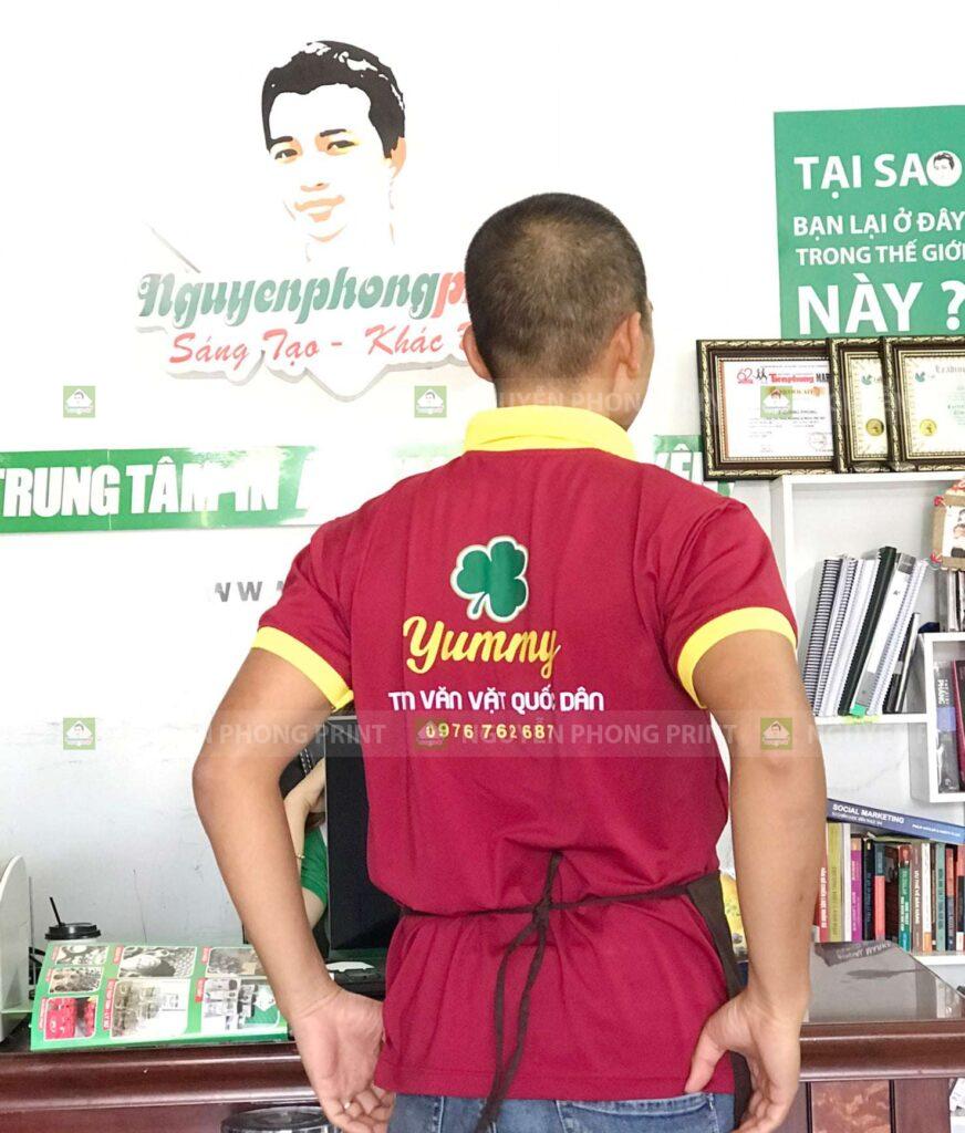 Đặt may đồng phục quán trà sữa Gia Lai.
