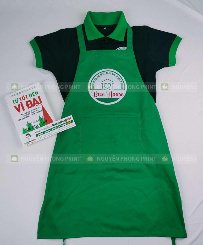 Đồng phục nhân viên quán trà sữa Kon Tum