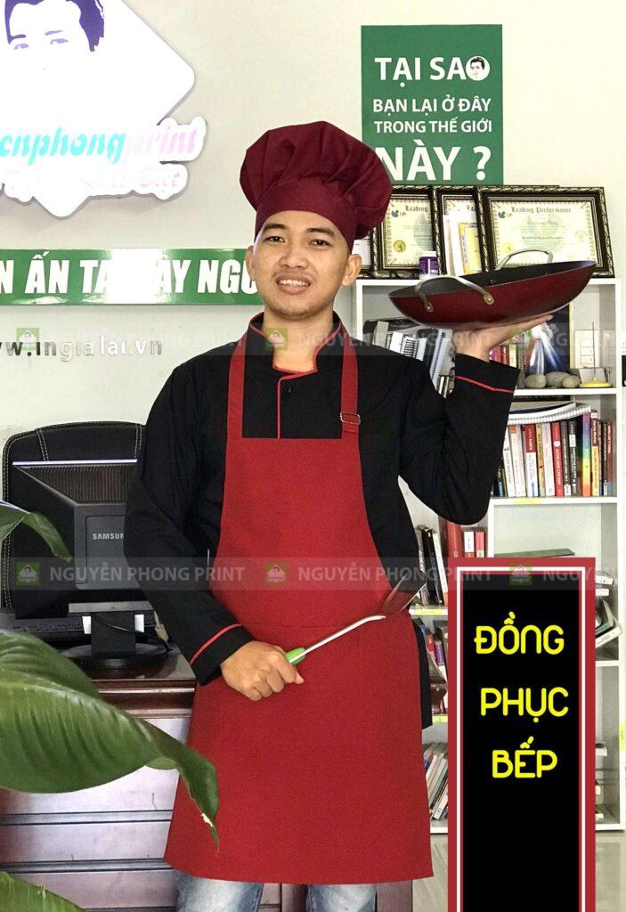 Xưởng may đồng phục bếp tại Gia Lai