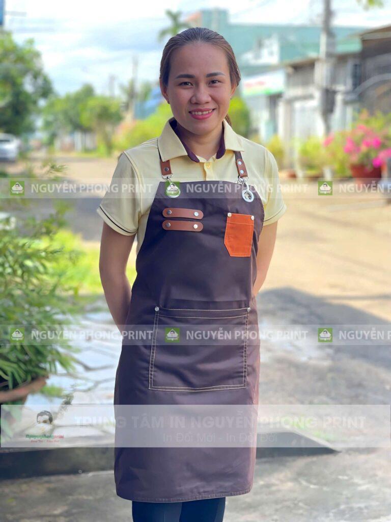 May in đồng phục quán cà phê - trà sữa tại Gia Lai - Giao hàng toàn quốc