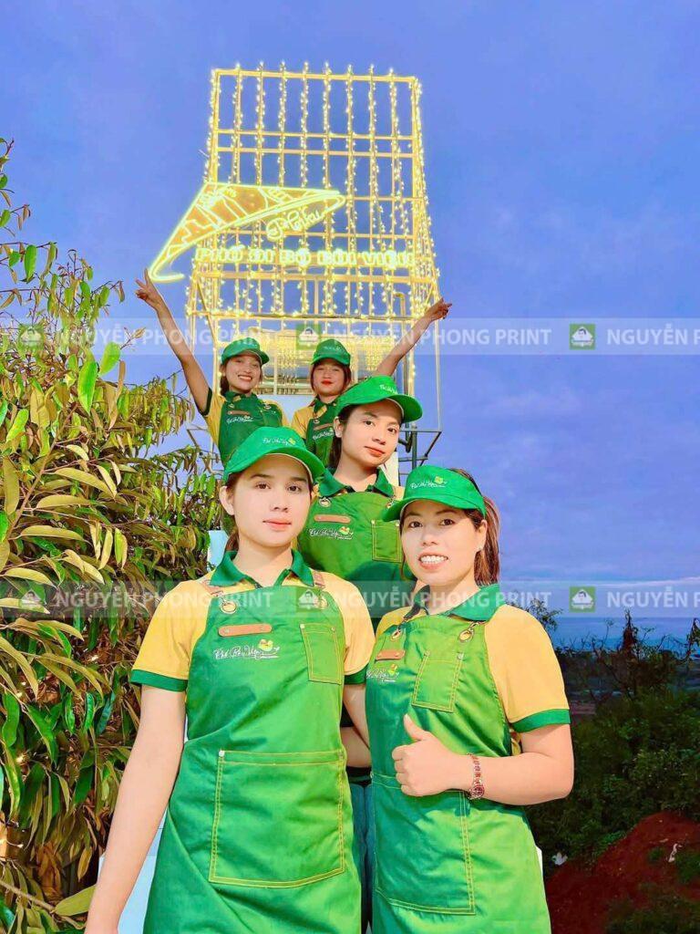 Mẫu đồng phục quán cà phê Kon Tum đẹp