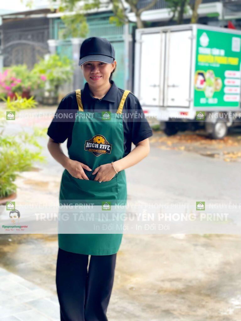 Đồng phục nhân viên quán trà sữa Gia Lai