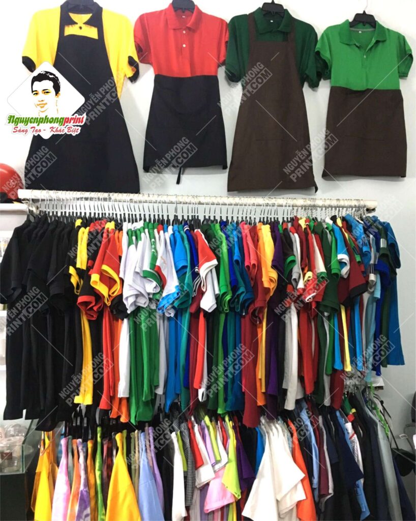 Xưởng may đồng phục quán trà sữa Kon Tum uy tín