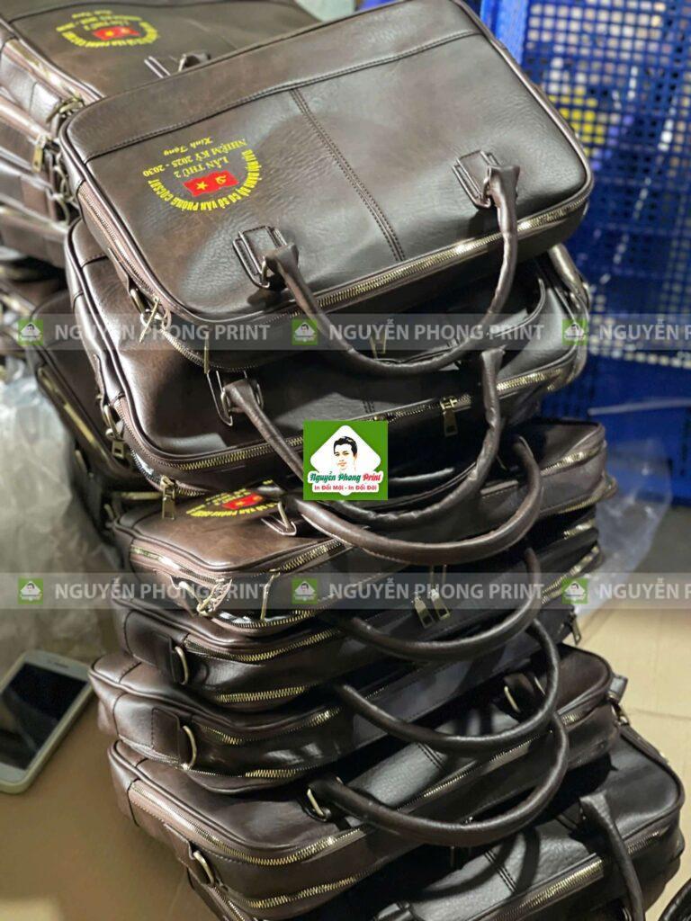 In Cặp Da quà tặng Tại Quy Nhơn Giá Xưởng