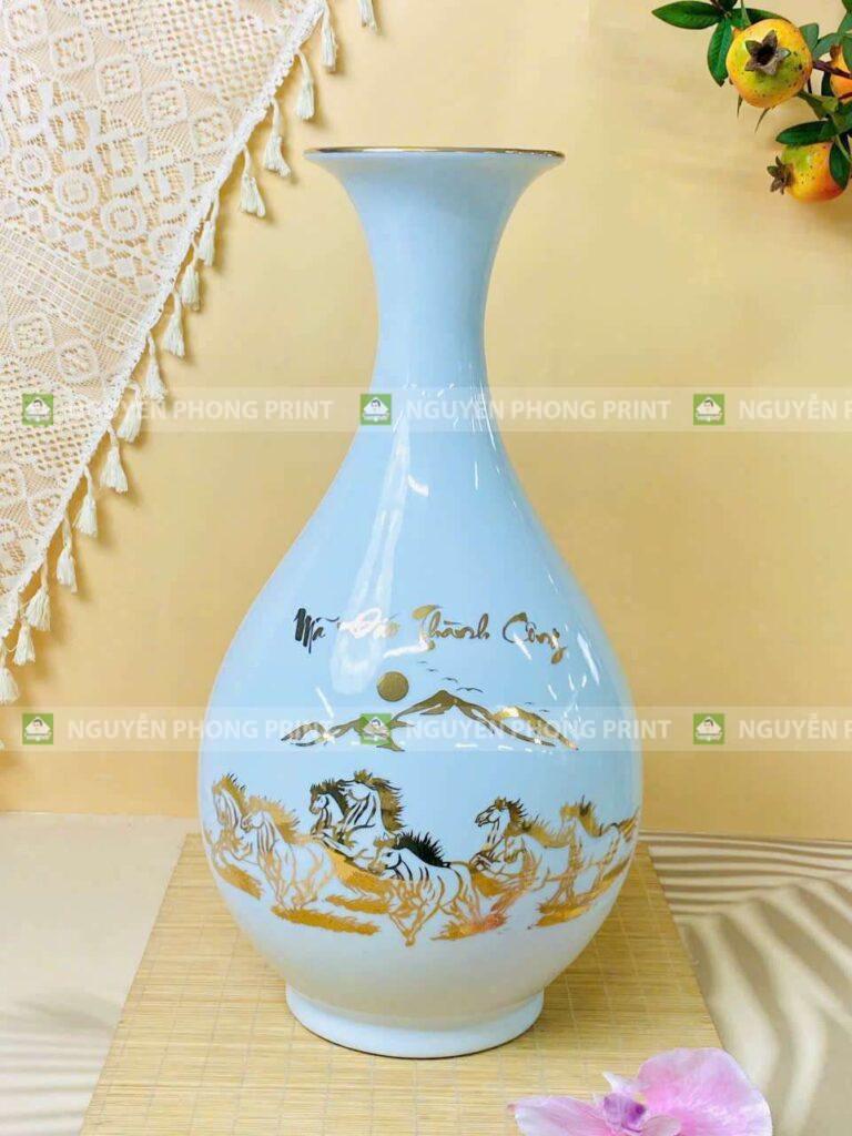 Xưởng In Lọ Hoa Sứ quà tặng Tại Phường Hội Phú Gia Lai Giá Tận Xưởng