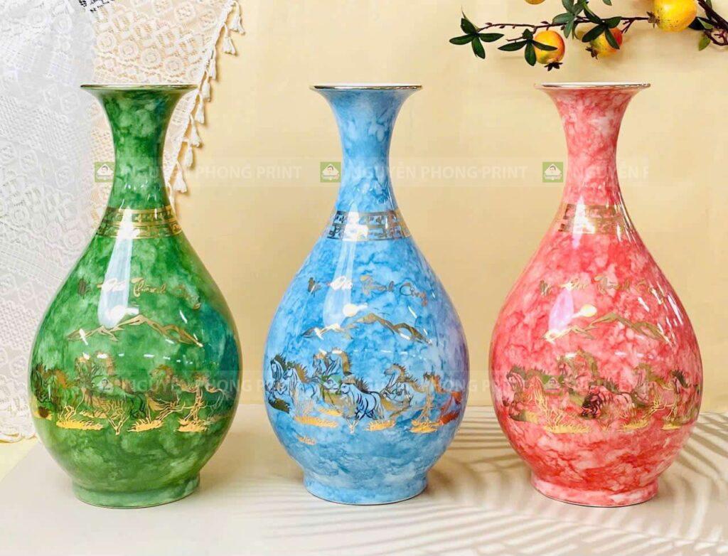 Mẫu bình hoa sứ cao cấp quà tặng tại phường Hội Phú được ưa chuộng - Xu hướng quà tặng 2025