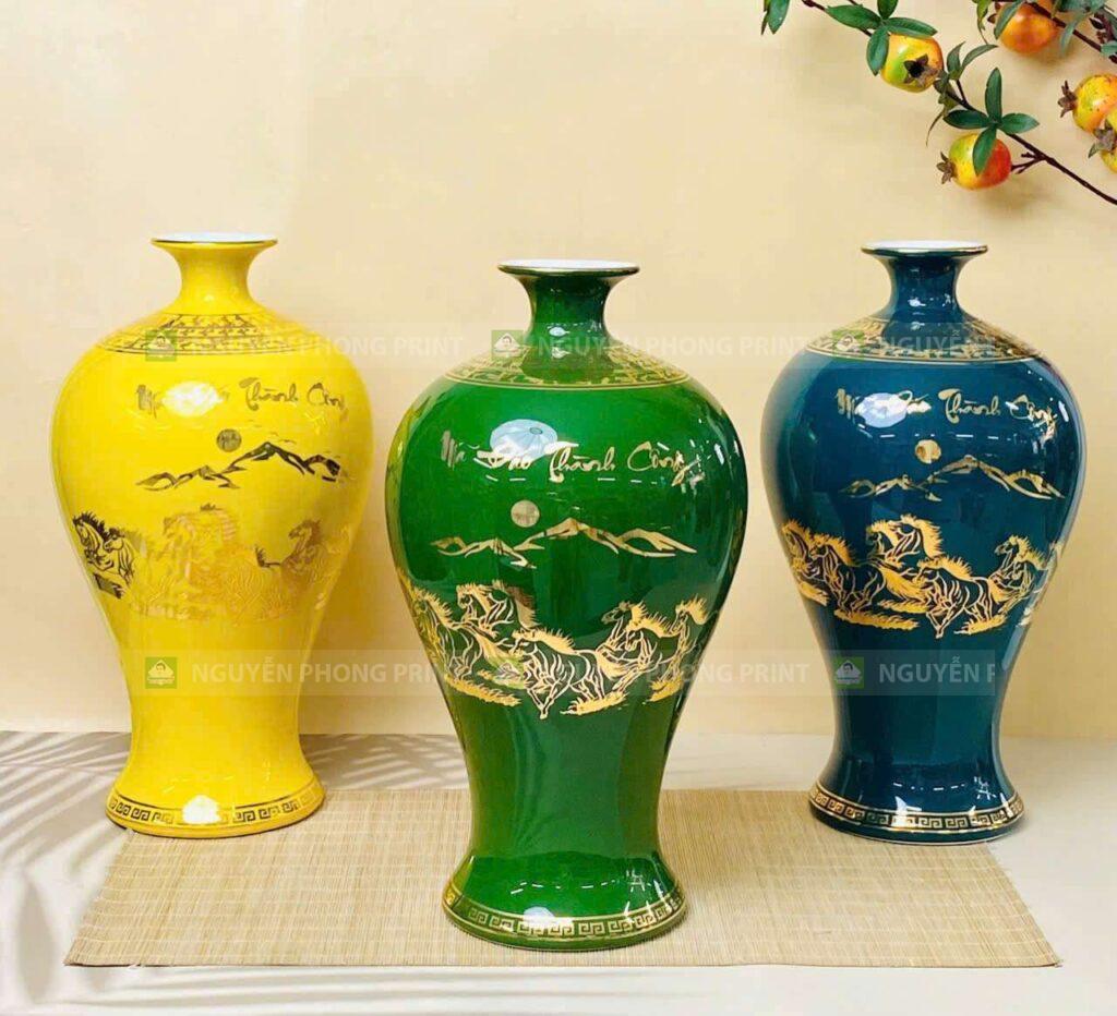 10 mẫu bình hoa sứ cao cấp quà tặng phường Bình Định được yêu thích