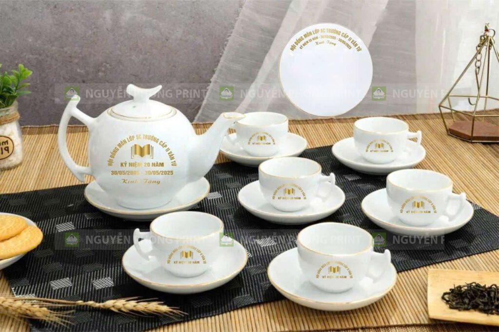 Địa chỉ in ấm chén trà quà tặng khách hàng tại phường Diên Hồng Gia Lai