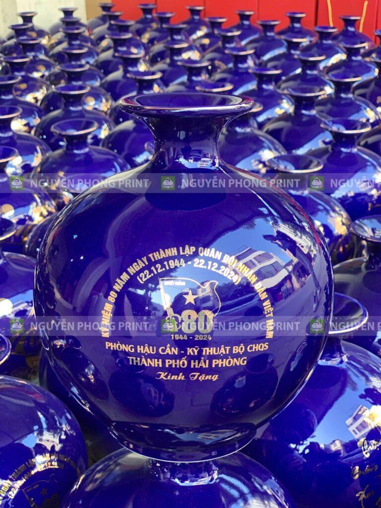 Xưởng in lọ hoa sứ cao cấp quà tặng tại Gia Lai