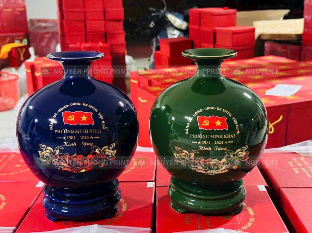 Lọ hoa sứ cao cấp quà tặng tại Gia Lai
