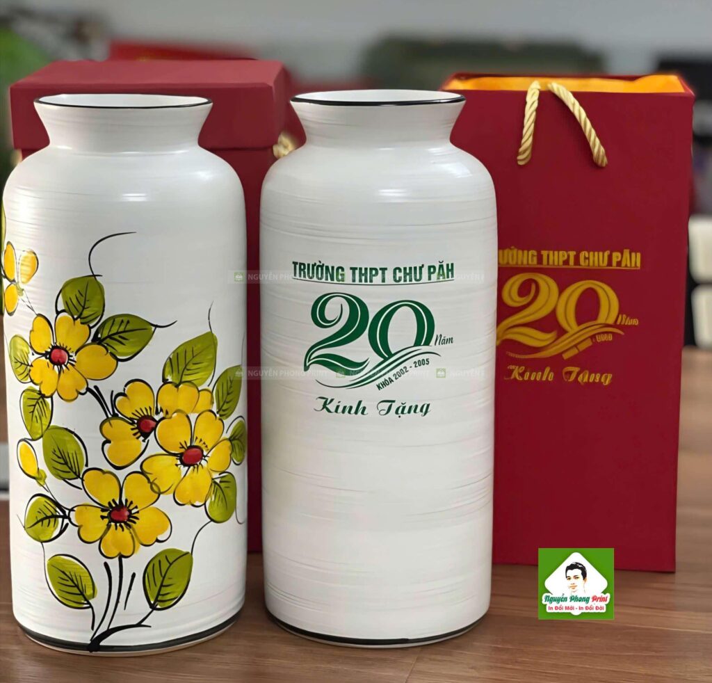 Địa Chỉ In Bình Hoa Sứ Cao Cấp Phường Quy Nhơn Giá Xưởng