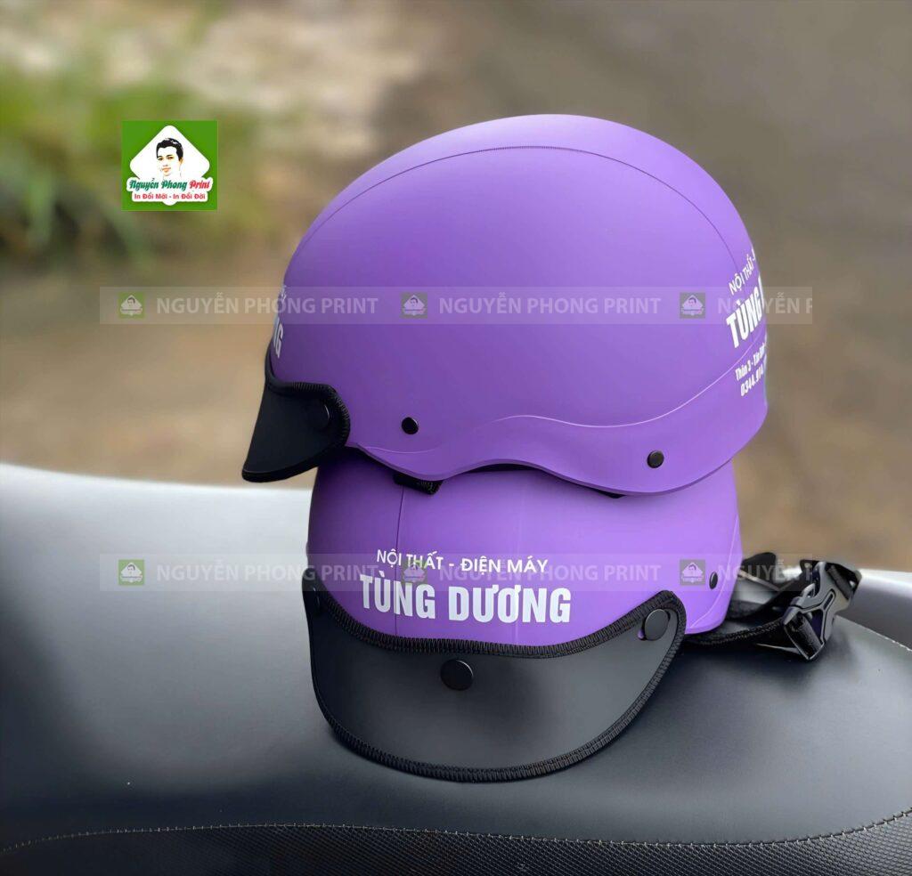 Địa Chỉ In Nón Bảo Hiểm Bình Định Gia Lai Giá Xưởng