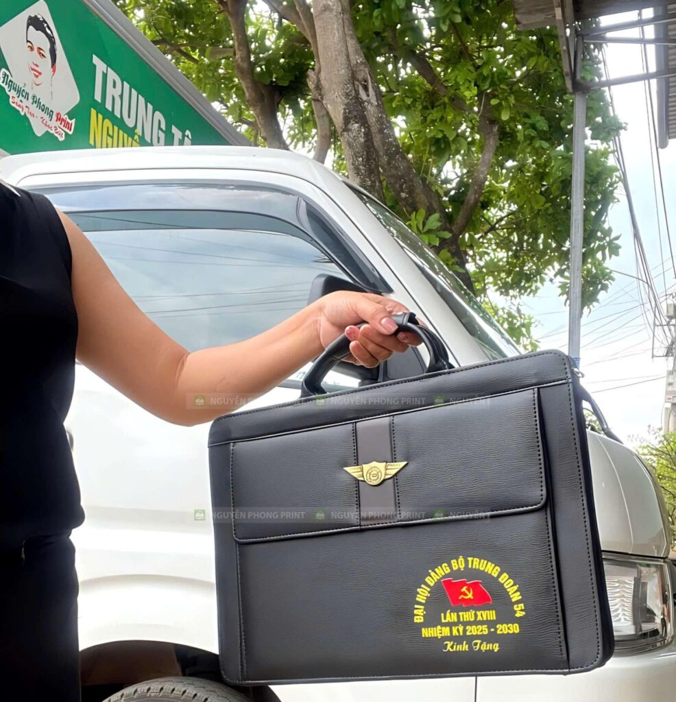 In Cặp Da Tại Quy Nhơn Giá Xưởng