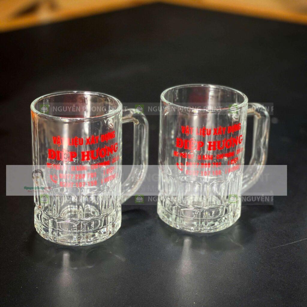 Ly thủy tinh in logo theo yêu cầu tại Quy Nhơn Gia Lai