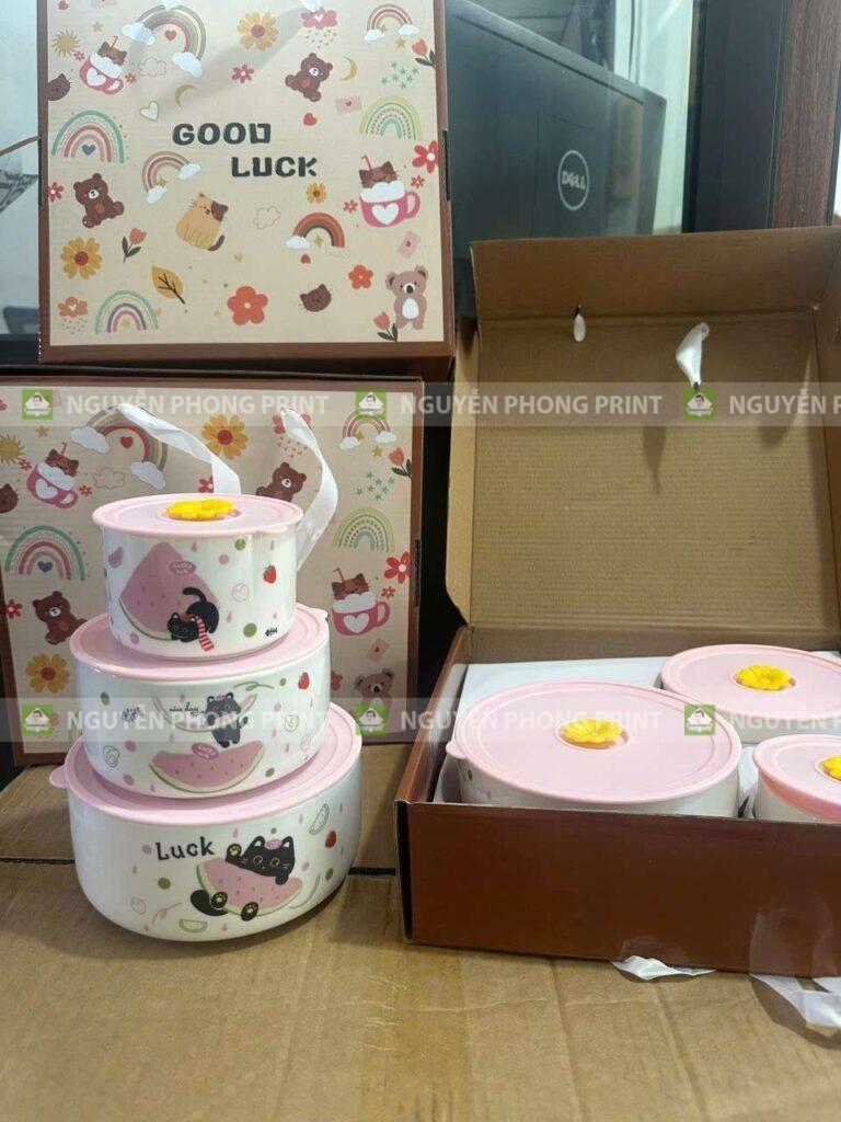 Top 5 Mẫu Bộ 3 Thố Sứ Quà Tặng Tại Hội Phú Gia Lai Sang Trọng - Giá Tốt