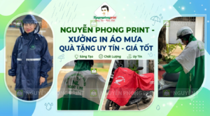 Xưởng In Áo Mưa Bình Định Giá Rẻ Số 1 - Nguyễn Phong Print